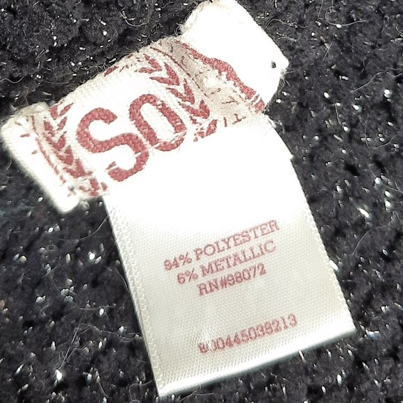 Black Sparkly Infinity Scarf - Picture 3 of 4